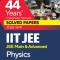44 Years Chapterwise Topicwise Solved Papers (2022-1979) IIT JEE Physics