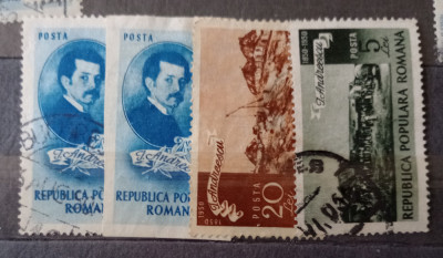 Romania 1950 Lp 262 Centenarul I .Andreescu serie ștampilat foto