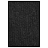 vidaXL Covoraș de ușă, antracit cu dungi, 80x120 cm