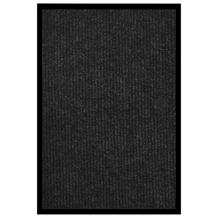 vidaXL Covoraș de ușă, antracit cu dungi, 80x120 cm 331609