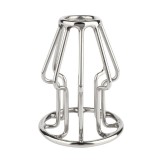 Plug anal MR. STEEL Trapezoid Wire Plug Small, design deschis cu tije din oțel inoxidabil, lungime 8 cm (mic), argintiu