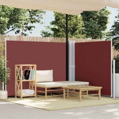 vidaXL Copertină laterală retractabilă, maro, 140 x 600 cm 48457