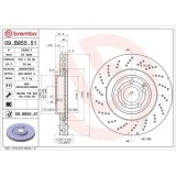 Set disc frana Mercedes Cls (C218) 01.11-12.17, Cls Shooting Brake (X218) 10.12-12.17, Fata, 344X32mm, ventilat, BREMBO