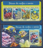 Cumpara ieftin DB1 Fauna Marina Sao Tome Pesti de Recif si Corali MS + SS MNH, Nestampilat