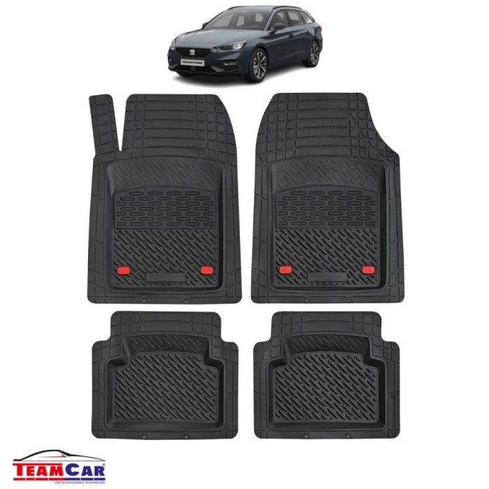 Covorașe Auto TeamCar&reg; Tip Tăviță Compatibile Seat Leon Mk4 (2020&ndash;2026) - Combi