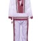 Costum Popular pentru baieti 2 piese, alb 104 4 ani