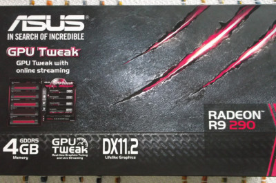 Placa video Gaming Asus Radeon R9 290 4GB GDDR5 512-bit DX12 foto