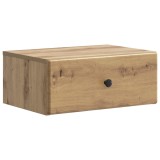 vidaXL Dulap de noapte suspendat Stejar Artizanal 49 x 34,5 x 20 cm 899143