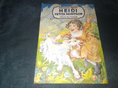 JOHANNA SPYRI - HEIDI FETITA MUNTILOR CARTONATA foto