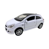 Macheta Opel Corsa OPC alb Welly 1:34 replica metal usi deschise cu resort