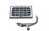 Panou solar fotovoltaic policristalin portabil pentru incarcare telefoane,