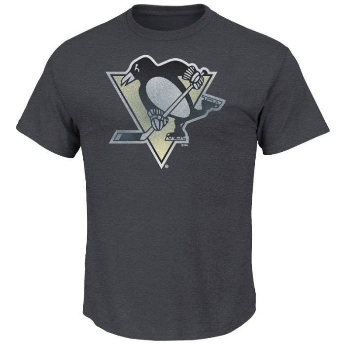 Pittsburgh Penguins tricou de bărbați Pigment Dyed grey - XL