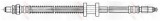 Conducta / cablu frana FORD KA (RB) (1996 - 2008) TRW PHC297