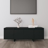 VidaXL Comodă TV, negru, 120x30x40,5 cm, lemn prelucrat