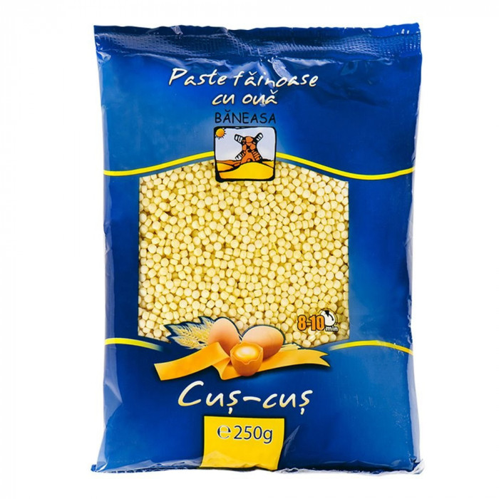 Cus-Cus cu Ou Baneasa, 250 g, Cous-Cous, Cous-Cous cu Ou, Cus-Cus cu Ou, Cus Cus din Grau, Cous Cous din Grau, Cous Cous din Gris, Cus Cus din Gris, C