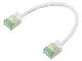 Cablu Patch U/FTP Cat 8.1 0,15m LSZH Alb 32AWG