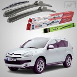 Cumpara ieftin Ștergătoare Citro&euml;n C-Crosser Gen I EP 2007-2013 | Set Față și Spate Flat &ndash; TeamCar&reg;