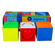 Cub tip Rubik Set 3 Cuburi YJ TianYuan O2 Cubes, jucarie educativa