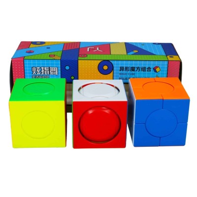 Cub tip Rubik Set 3 Cuburi YJ TianYuan O2 Cubes, jucarie educativa foto