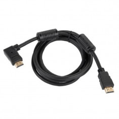 Cablu digital v1.4 HDMI - HDMI, conector 90 grade, 1.8 m foto