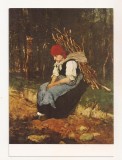 FA102 -Carte Postala- UNGARIA - Munkacsy Mihaly, Women with twigs - Hungarian National Gallery, necirculata