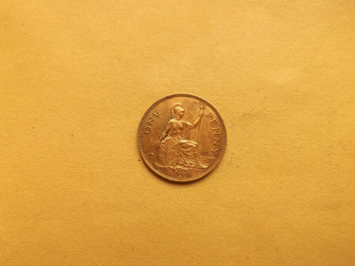 Marea Britanie / Anglia 1 ( One ) Penny 1946 - George VI