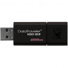 Memorie externa Flash Drive USB 3.0 Kingston DataTraveler DT100G3-256GB, 256GB foto