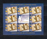 ROMANIA 2011 - ZIUA EUROPEANA A JUSTITIEI CIVILE, MINICOALA, MNH - LP 1920b, Nestampilat