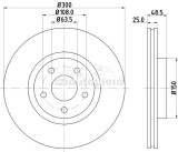 Disc frana FIAT PUNTO (176_) (1993 - 1999) KRIEGER 0950004284