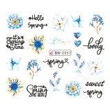 Cumpara ieftin Tatuaj Unghii LUXORISE Hello Spring, BN-2057, LUXORISE Nail Art