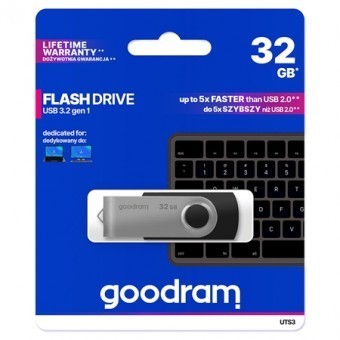 STICK USB 3.0 32GB GOODRAM - NEGRU foto