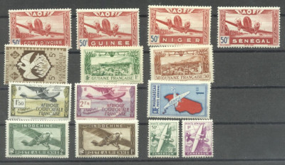 France Colonies 1933/42 Aviation, MNH AG.064 foto