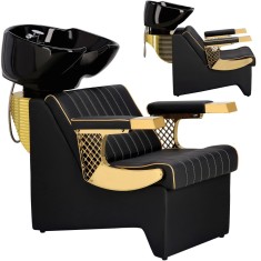 Scafa coafor Talus pentru salonul de coafură și frizerie cu bol ceramic mobil armătură baterie si cască