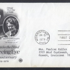 United States 1979 Dogs Seeing for me FDC K.713