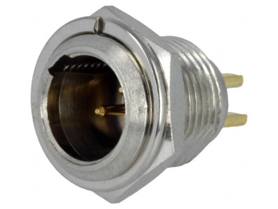 Soclu XLR Mini Tată 3 Pin Lipire &amp;Oslash;11mm foto