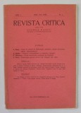 REVISTA CRITICA , ANUL 5 , NR. 2 , APRIL - IUNIE , 1931