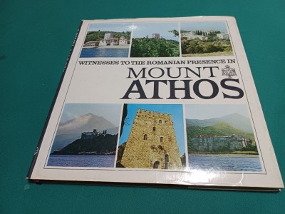 WITNESSES TO THE ROMANIAN PRESENCE IN MOUNT ATHOS * VIRGIL C&amp;Acirc;NDEA, CONSTANTIN SIMIONESCU / 1979* 18 foto