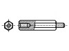Piuliţă-distanţieră filetată 10mm M4/M4