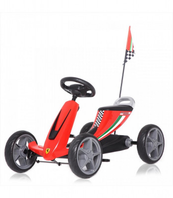 Ferrari Go Kart (licentiat) pentru copii, rosu foto