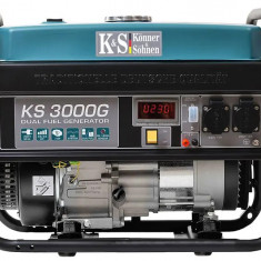 Generator De Curent 3 Kw Hibrid (gpl + Benzina) - Konner & Sohnen - Ks-3000-g