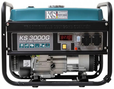 Generator de curent 3 kW HIBRID (GPL + Benzina) - Konner &amp;amp; Sohnen - KS-3000-G foto