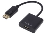 Adaptor DisplayPort la HDMI, 0.15m, Negru