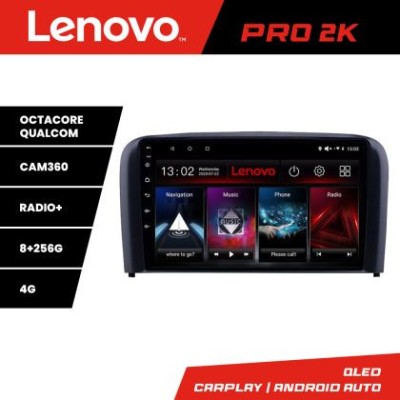 Navigatie Volvo S80 2004-2006 Lenovo Kit-S80 8 core QLED 2K 8+256 360 Android Waze USB Navigatie Internet Youtube Radio CarStore Technology foto