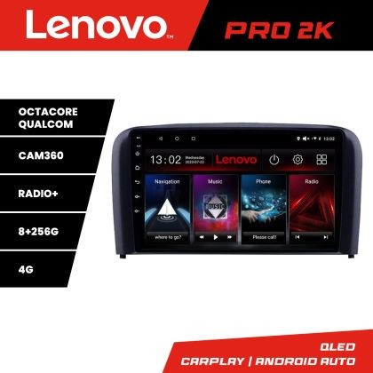 Navigatie Volvo S80 2004-2006 Lenovo Kit-S80 8 core QLED 2K 8+256 360 Android Waze USB Navigatie Internet Youtube Radio CarStore Technology