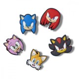 Jibbitz Crocs Sonic The Hedgehog 5 Pack, Crocs Jibbitz