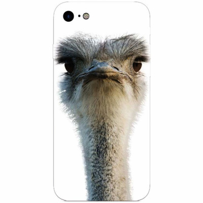 Husa silicon pentru Apple Iphone 8, Emu foto