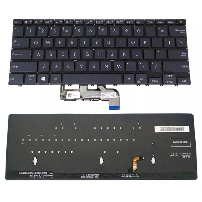 Tastatura Laptop, Asus, ExpertBook B9 B9450C, B9450CEA, B9450F, B9450FA, B9450FAV, iluminata, neagra, layout US