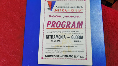 program Nitramonia Fagaras - Gloria Buzau foto