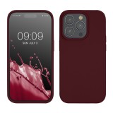 Husa Kwmobile pentru Apple iPhone 14 Pro, Visiniu, Silicon, KWM000016NK039C, Carcasa