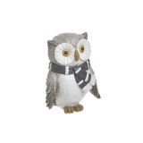 Cumpara ieftin Bufnita decor din rasina Xmas 11 cm x 16 cm, Inart